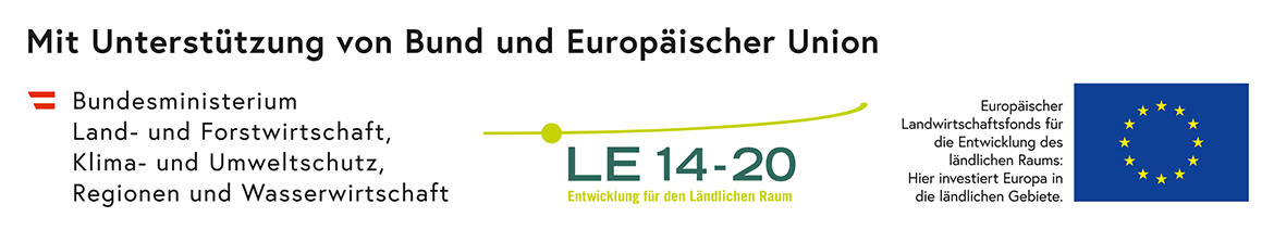 Logos - Mit Unterstützung von Bund und Europäischer Union